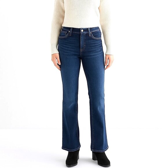 ANA Medium Stonewash Mid Rise Bootcut Denim Jeans Womens Size 32/14 NWT - Picture 1 of 14